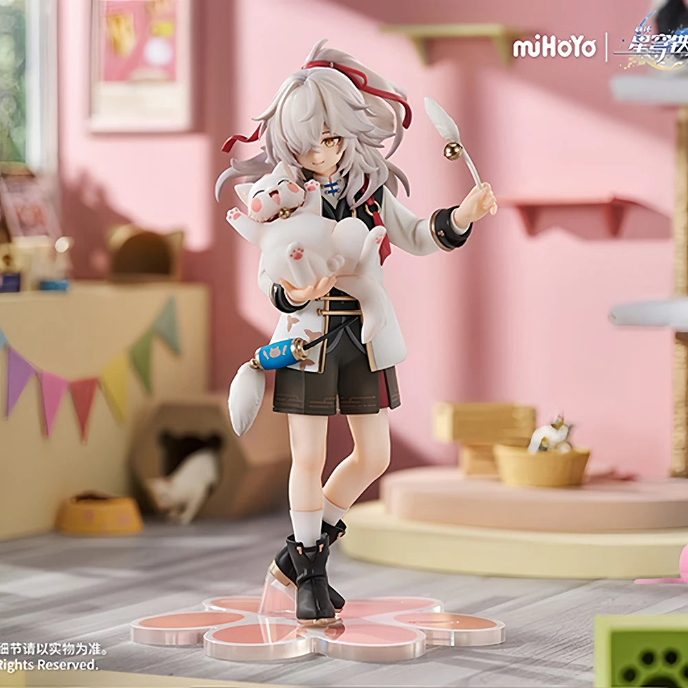 20cm RIBOSE RISE UP Honkai Star Rail Little Dot Cat Series Jing Yuan Anime Action Figure Model Toys Gift for Birthday