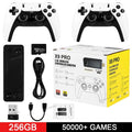 128G 256G X9 PRO GameStick 4KHD TV Video Game Consol 3D Games For PSP/PS1/N64/NDS 40+Simulators Retro Games Dual 2.4G Controller