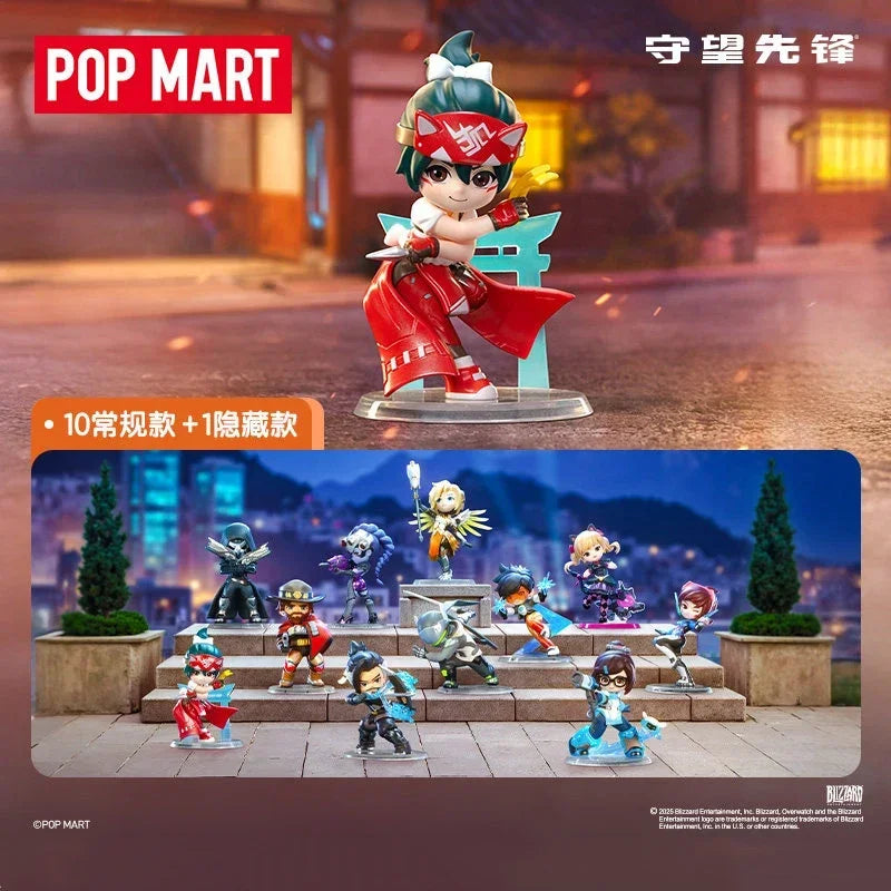 POP MART Overwatch Play of The Game Series Trendy Blind Box Toys Mystery Box Mistery Action Figure Surprise Model Gift