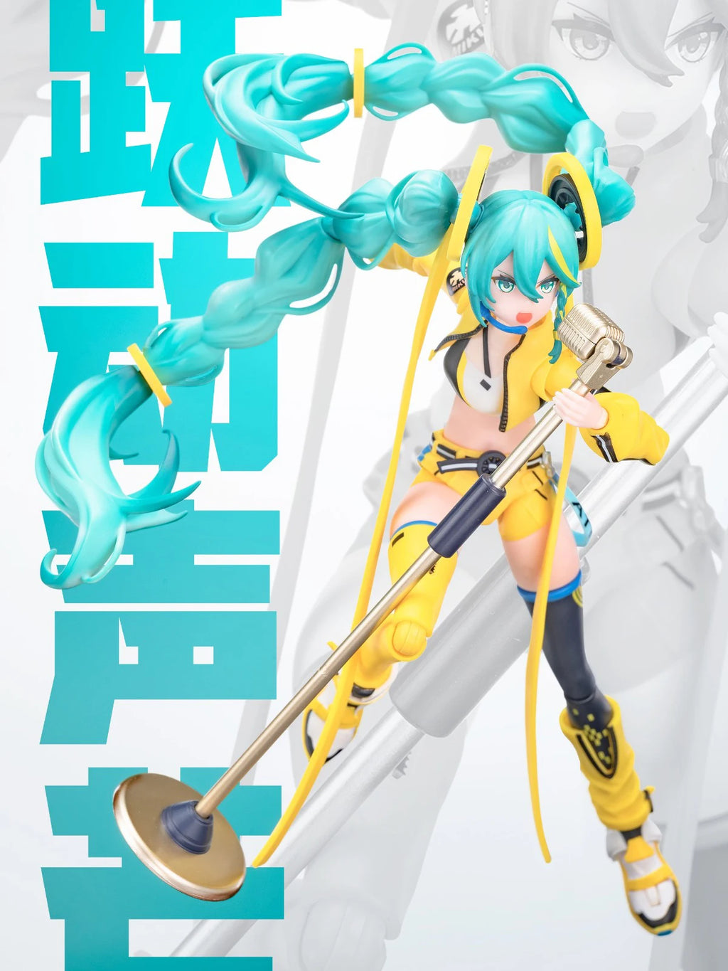 Original Genuine Blokees Model Kits Fantastics Series Hatsune Miku Vocaloid Hatsune Miku Assembling Toys Model Building Blocks