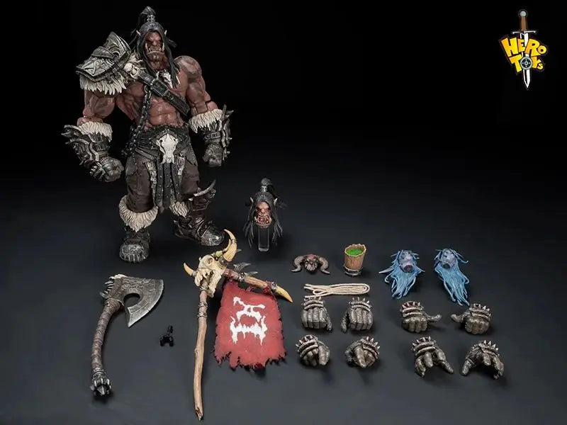 In Stock HERO TOYS LIMITED EDITION Grommash Hellscream Warcraft  1/10 Movable Model Collection Toys Metytoyz Orc Mannoroth