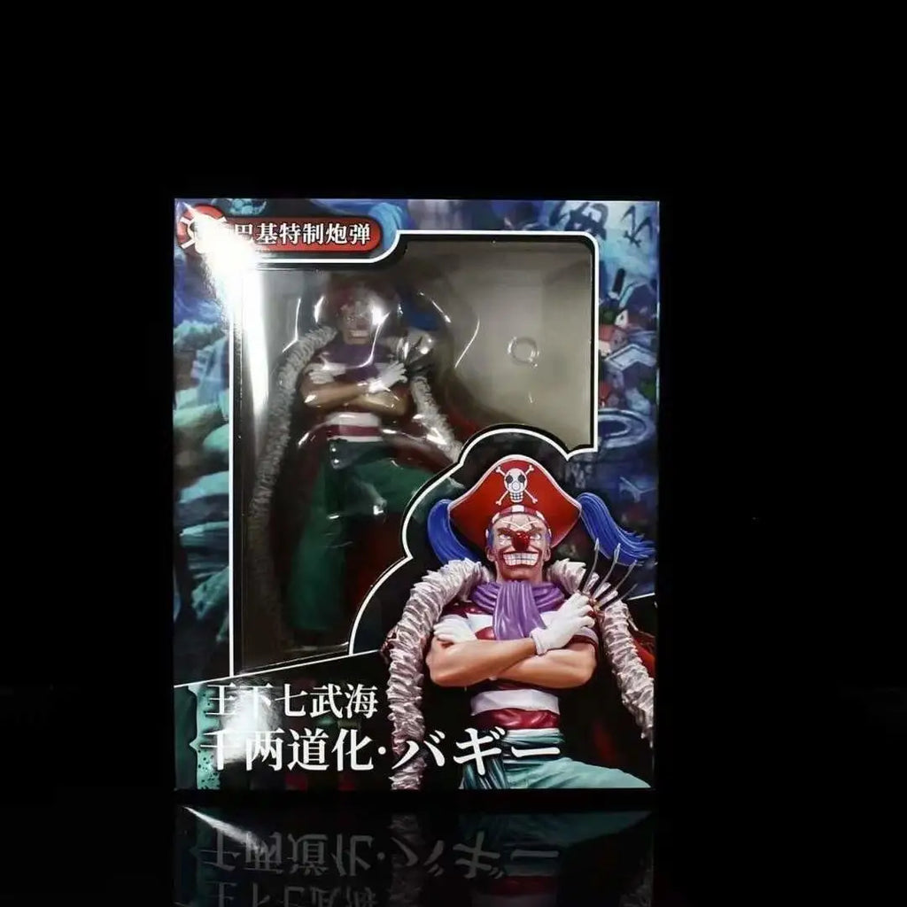 26 см One Piece Joker Buggy Four Emperors стояща аниме фигурка модел статуя момчета колекция декорация на плот орнамент играчка подарък