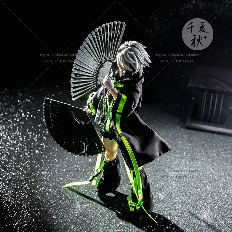 A-006 1/12 Mobile Suit Girl Trendy Hunting Style A-007 Anniversary Black White Vanguard Cosplay Kleidungsset für 6" Figur