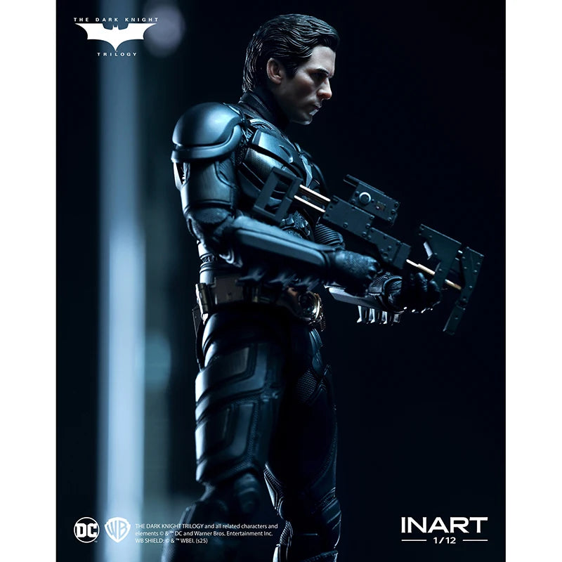 Original Inart 1/12 The Dark Knight Rises Batman Action Figure Hg M0001 Delux Standard Ver Anime Action Collection Figures Model