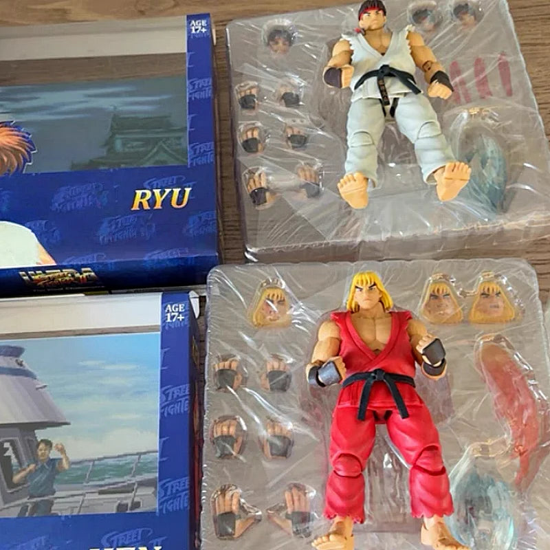 Ultra Street Fighter Ken Masters Action Figure Storm Toys Usfii: The Final Challengers Figure Movable Collection Model Toys Gift