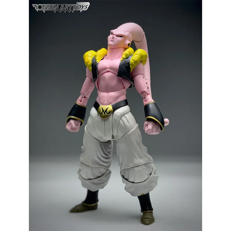 100% In Stock Original Tonsenarttoys Dragon Ball SHF Majin Buu Adolescent Malevolence Anime Action Collection Figures Model Toys