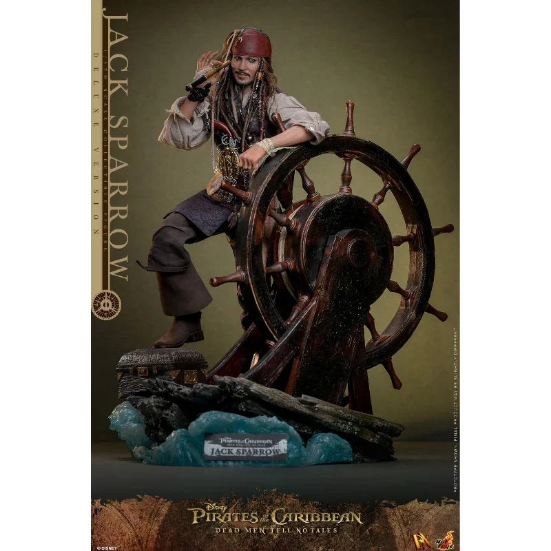 In Stock Original Hottoys DX37 DX38 Jack Sparrow Pirates of The Caribbean 1/6 Animation Action Figure Toy Model Collection Hobby