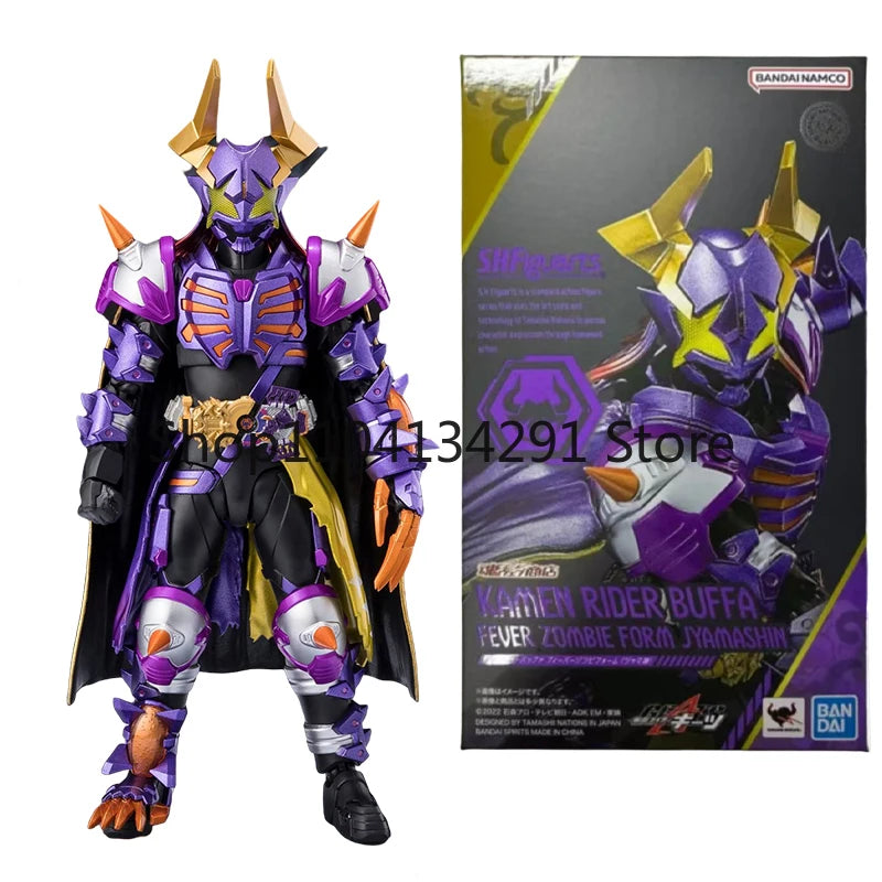 Original Bandai S.H.Figuarts Kamen Rider GEATS Anime Figure Kamen Rider Bafal Collectible Model Birthday Gift Toy Action Figure