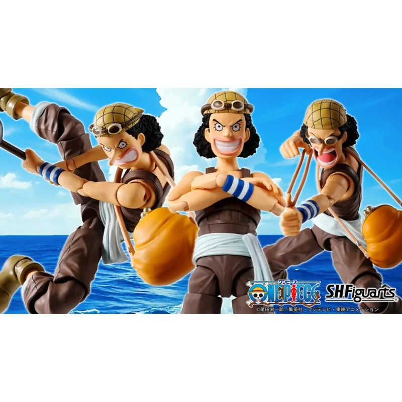 Original Bandai ONE PIECE S.H.Figuarts SHF Usopp Romance Dawn Anime Action Collection Figures Model Toys In Stock