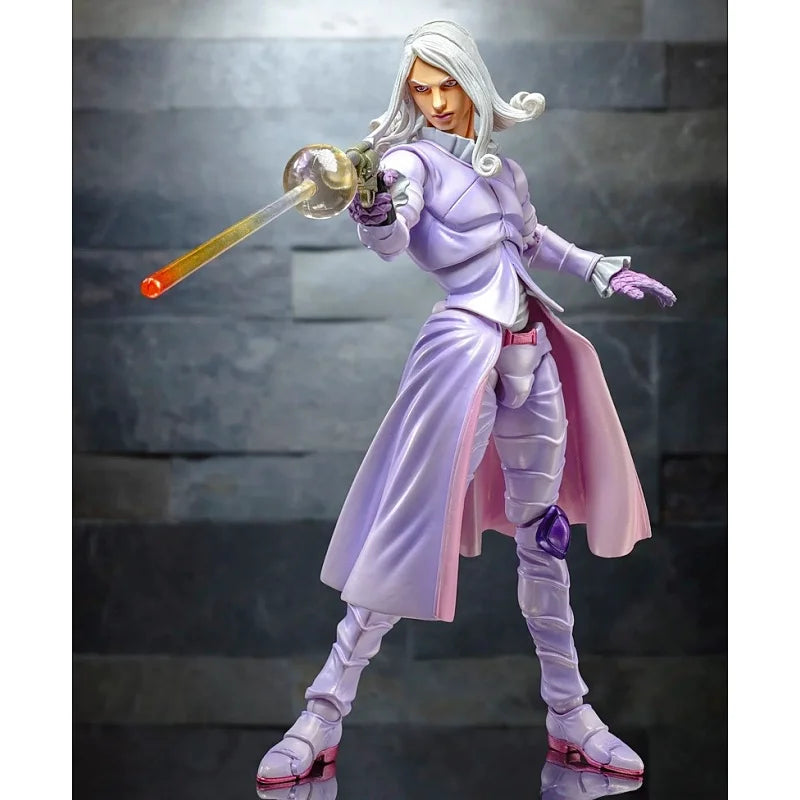 Medicos Super Action Statue Funny Valentine JoJo's Bizarre Adventure Steel Ball Run Collectible Anime Action Figure In Stock