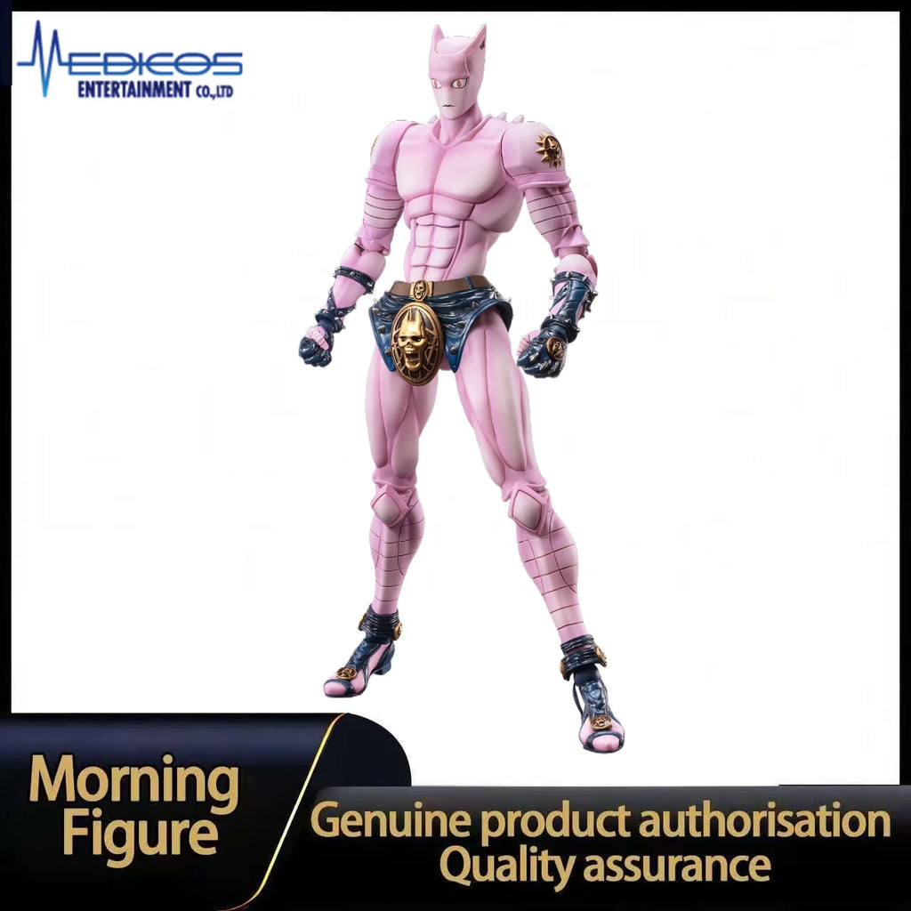 In Stock MEDICOS-E Super Action Statue BIG JoJo's Bizarre Adventure Part 4 Diamond Is Unbreakable Killer Queen Action Figure