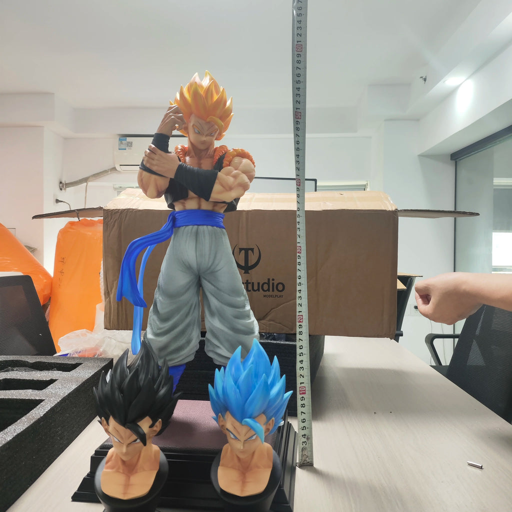 50 cm DX JT Dragon Ball Anime Figur Gogeta Broli Super Modell Peripherie Action Figur Desktop Dekoration Geschenk Spielzeug Kinder
