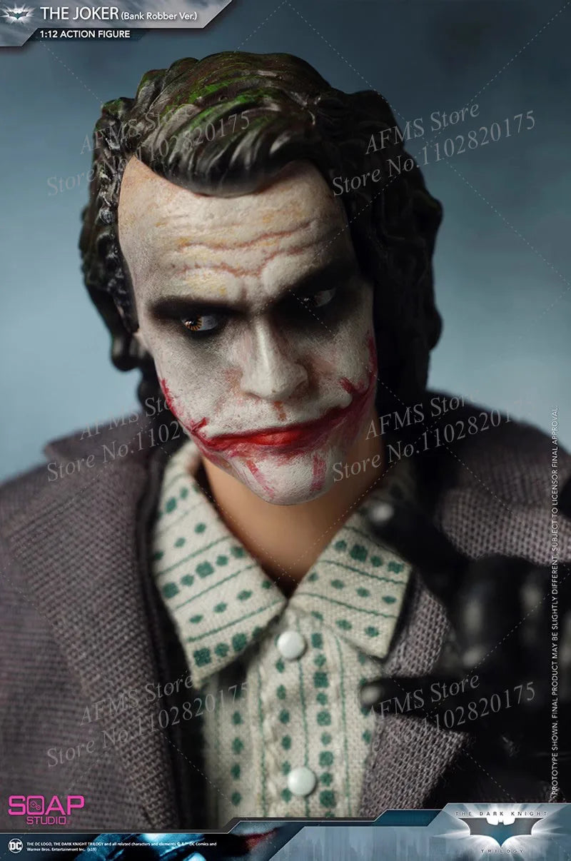 OAPSTUDIO 1/12 Scale Collectibles Figure Robber Batman The Villainous Crazy Clown 6inch Action Figure Model Toys