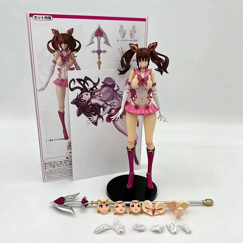 Taimanin RPGX Ingrid Beach Empress Anime Figure SECOND AXE Yukikaze Mizuki/Asagi/Sakura Igawa Action Figure Model Doll Toys 32cm
