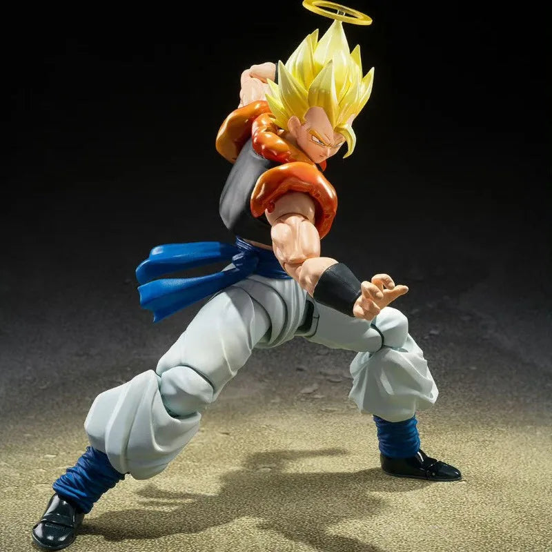 Fast Shipping Bandai Anime DRAGON BALL SHF SUPER SAIYAN GOGETA -EXCLUSIVE EDITION-Original Model Toy Action Figure Children Gift