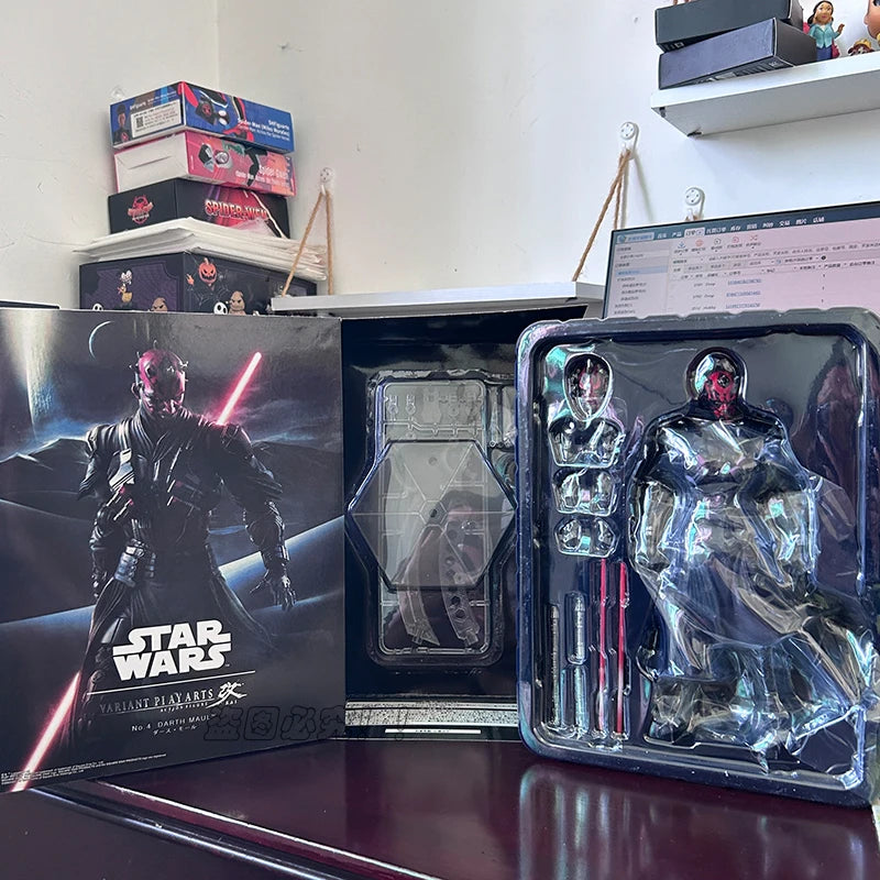 Play Arts Boba Fett Darth Vader Maul Stormtrooper Star Wars Figure Action Figures Model Collectible Gift For Boyfriend Funny Toy