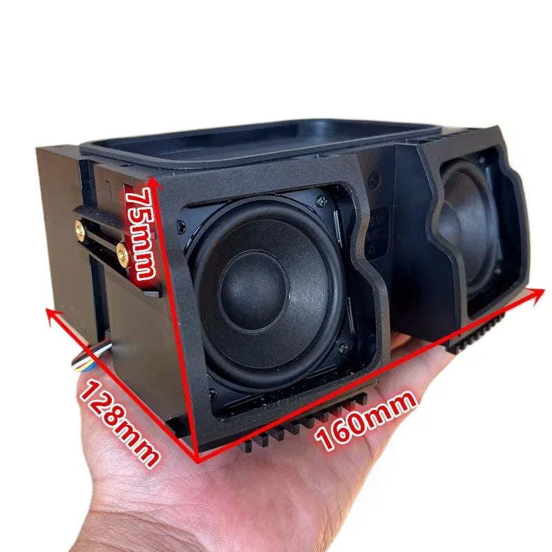 SOTAMIA 1Pcs Bass Vibrato Fever Двоен високоговорител Аудио високоговорител 4 ома 20 вата Двойна неодимова магнитна медна сърцевина