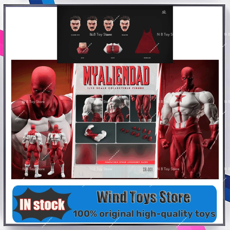 ZOOMRIG ZR-001 Omni-Man Anime Action Figures Invincible Figure Mark Grayson Statue PVC Figures Model Joint Movable Toys Gifts