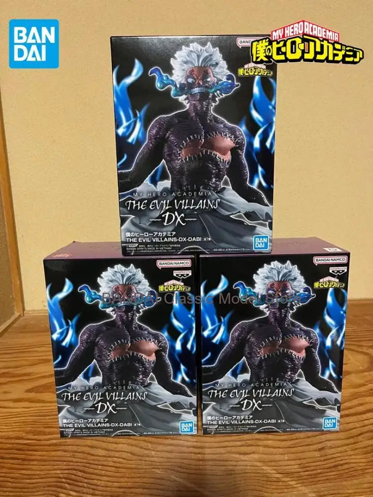 In stock Bandai Officially Licensed My Hero Academia THE EVIL VILLAINS-DX-DABI Figures Anime Model Genuine Boxed Toy Gift