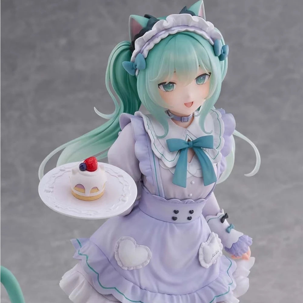Genuine Vocaloid Hatsune Miku Cute Action Figure Model Garage Kit Anime Peripheral Desktop Ornament Birthday Gift