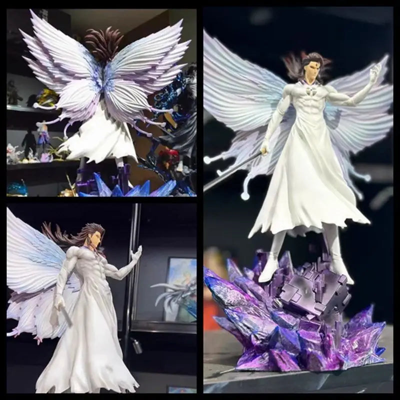 In Stock 31cm Bleach Anime Figure Aizen Sousuke Action Figure Pvc Statue Collection Model Room Ornamen Boys Gifts Custom Toys