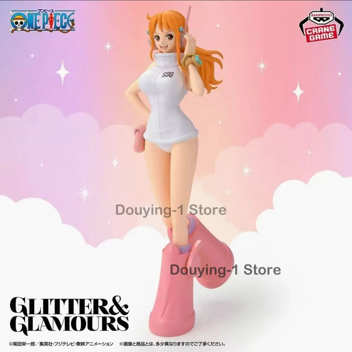 In Stock Bandai Glitter＆Glamours Nami Egghead Style Anime Action Collection Figures Model Toy Gift