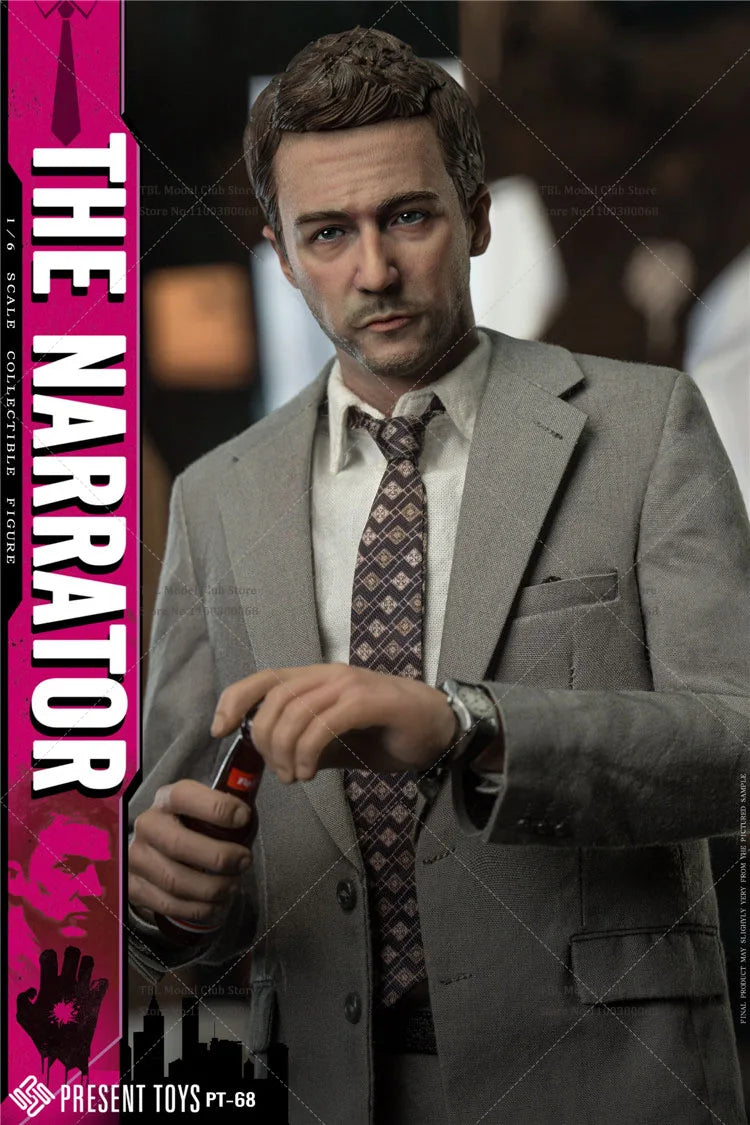 Present Toys PT-SP68 1/6 Scale Fight Club Action Figure - Jack Edward Harrison Norton 12 Inch Full Set Male Soldier Model