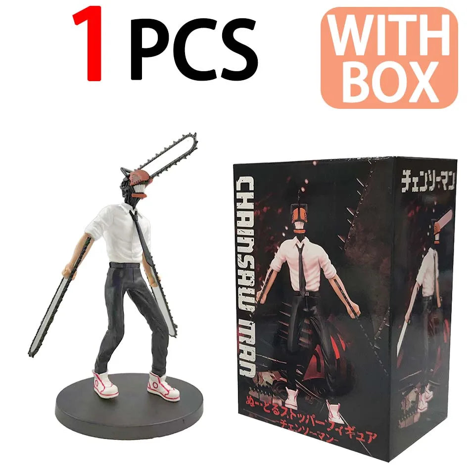 Neue Chainsaw Man Lacey/Power/Denji Anime Actionfigur PVC Chainsaw Man Noodle Stopper Figurine Erwachsenensammlung Modell Spielzeug