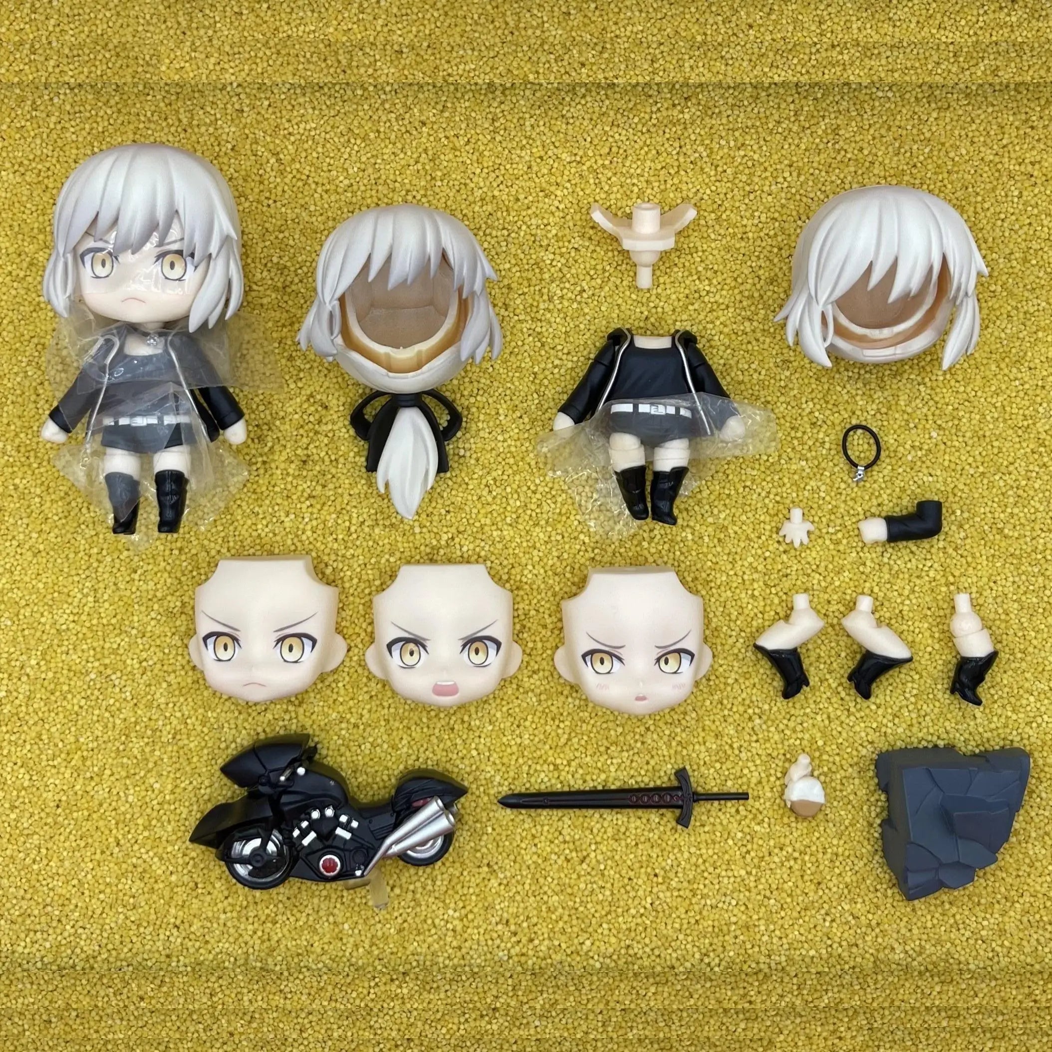 geshibeizhai GSC Clay Man Face doll face hair doll accessories