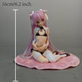 16cm 6.2 inch Anime Pink Charm Hatsune Miku Action Figures Pvc Statue Desktop Ornamen Collection Statue Model Decoration Toys