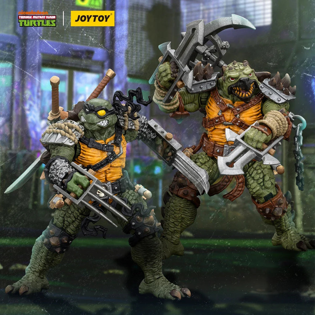 【MT】 JOYTOY 1/18 Action Figure TMNT-Slash Tokka Model Toy Ornament Gift Figure