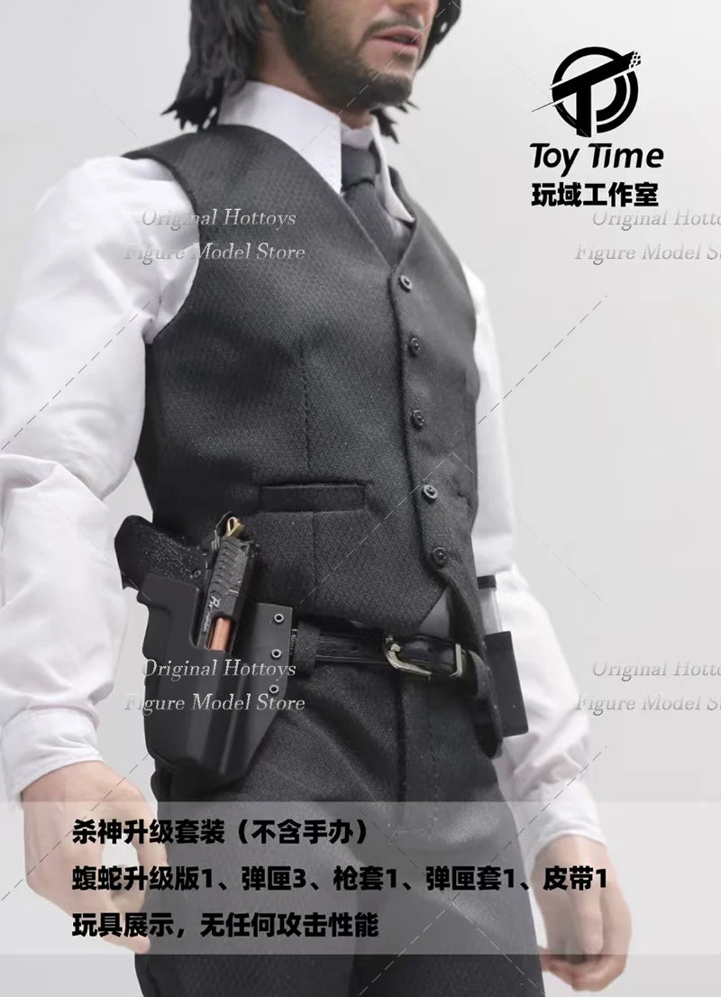 Toy Time 1/6 Scale Male Soldier Scene Accessory Keanu Reeves John Wick Gun Magazine Model Fit 12'' HT Action Figure Doll