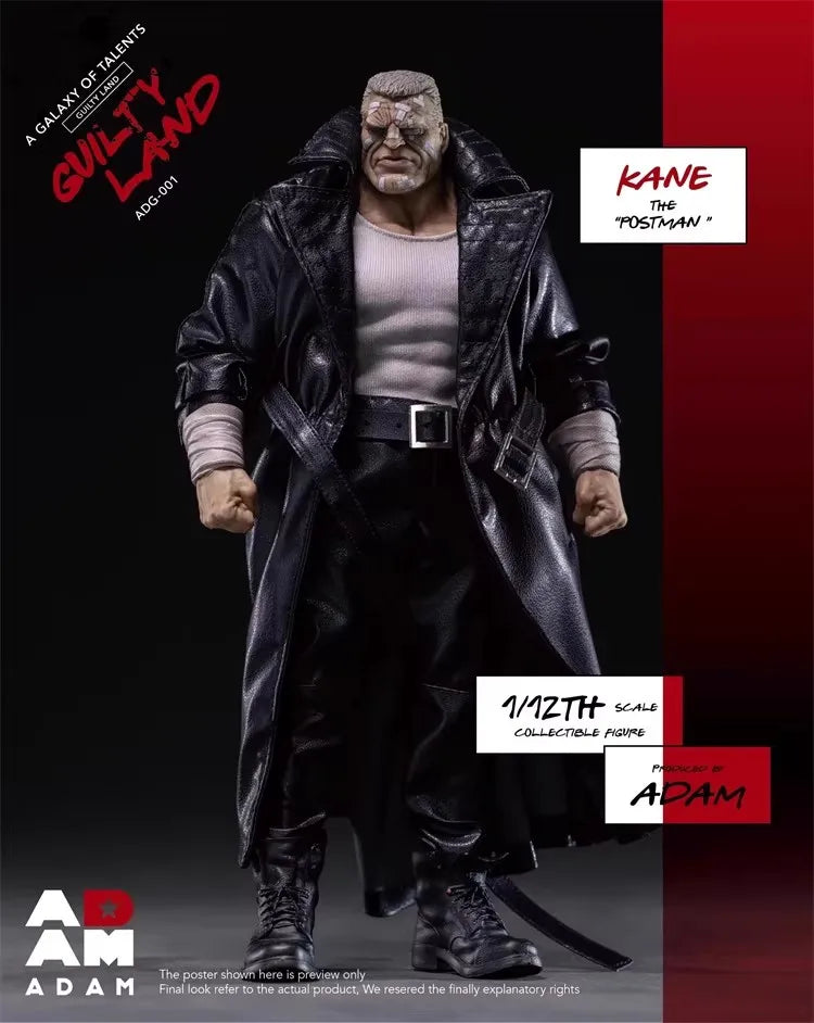MUFF ADAM ADG-001 1/12 Soldier Postman Kane Full Set 6'' Action Figure Model Toy In Stock