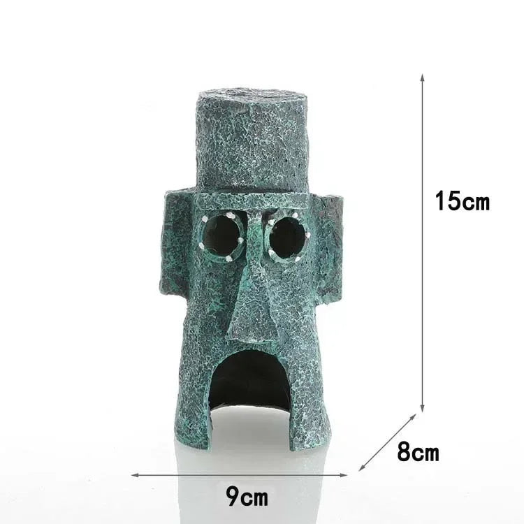 Anime Spongebobs Action Figures Cartoon Mini Dolls Fish Tank Decoration Landscaping Aquarium Accessories Boys Birthday Gifts