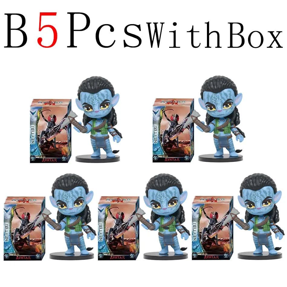 New popular Avatar: Fire and Ash cute Q-version figurine Jake Sully Neytiri PVC Figure Model Toys birthday gift Christmas gift