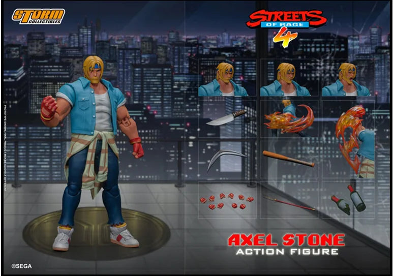 New Storm Toys Original 1/12 Angry Fist 4 Axel Axel Stone Game Mobile Doll Model Handmade Toy Boy's Gift Collection in Stock