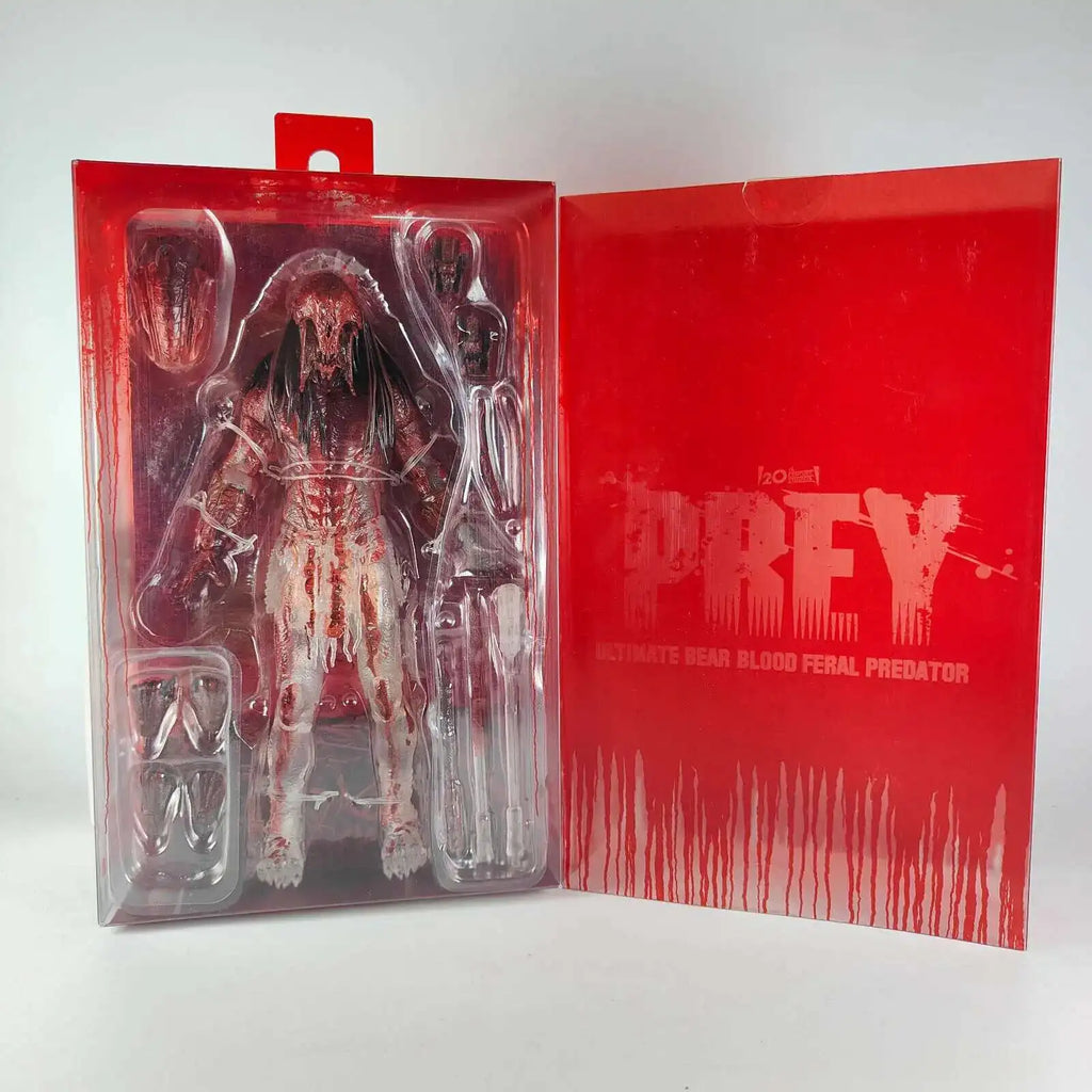 НОВА Мечка Кръвна Прей Ultimate Feral Predator Екшън Фигурка Модел Играчки Съвместна Подвижна Кукла Ужас Подарък За Деца