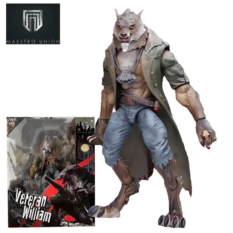 Maestro Union Original Fury Planet Series Werewolf Veteran William Action Figure Model Toys Model Handsome Model Boys Gift