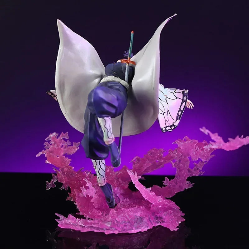 Anime Demon Slayer Action Figure Gk Aniplex Butterfly Dance Kochou Shinobu Cute Doll 20cm Pvc Model Collection Ornament Toy Gift