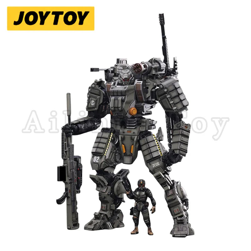 JOYTOY 1/18 Action Figure Mecha New Zeus Mecha Heavy Firepower Model Anime Collection Model Toy Gift