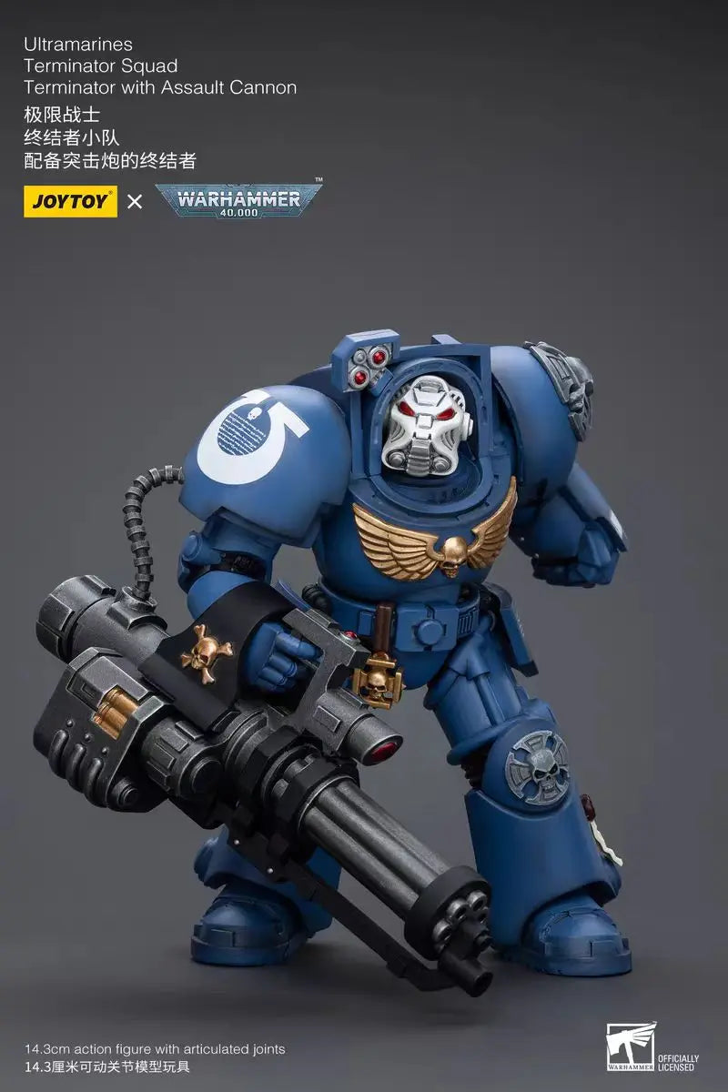 【In Stock】JOYTOY Warhammer 40K Ultramarines Terminator Squad 3PCS 1/18 Action Figure Model Toys