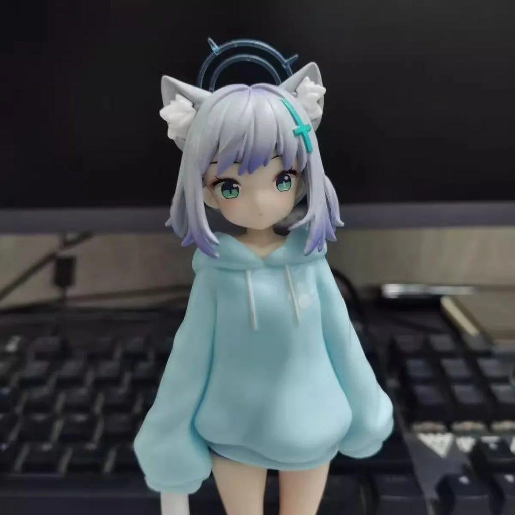Blue Archive Shiroko Sunaookami Pajama Version 20cm Standing Pose Anime Figure Statue Desktop Decoration Gift