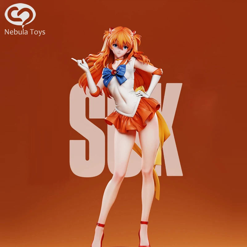 30cm Anime Asuka Langley Soryu Figure Shikinami Asuka Rangure Figures Pvc Colletion Statue Desk Decora Model Doll Toy Gifts