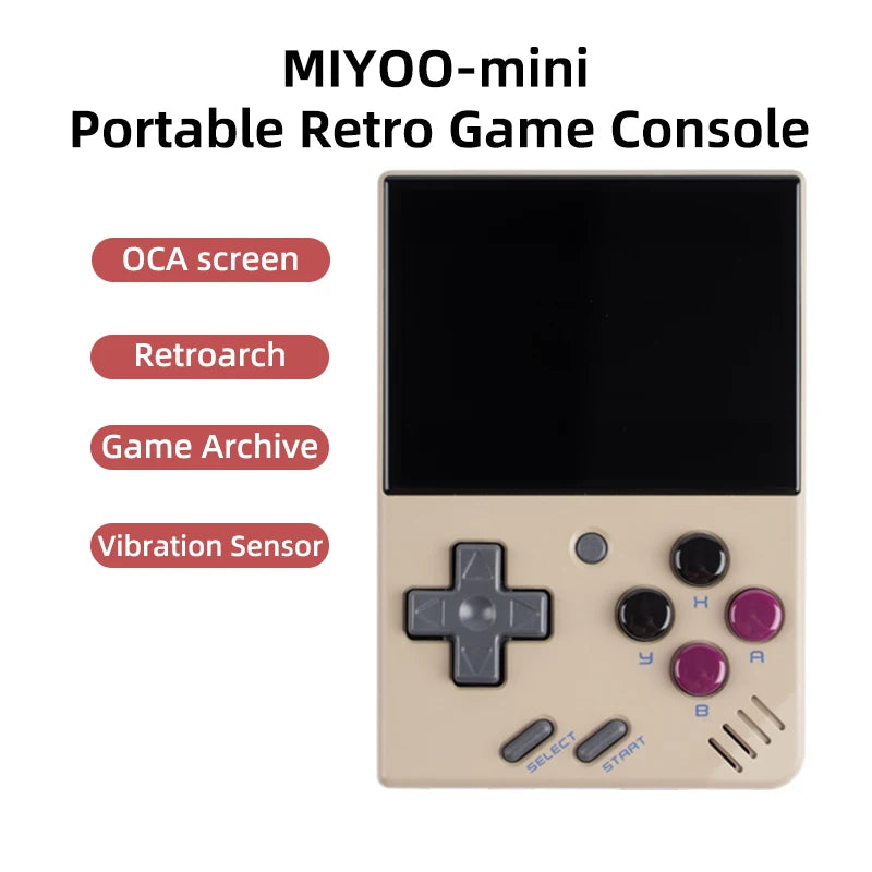 Tragbare Retro-Handheld-Spielkonsole 2,8 Zoll IPS-Bildschirm Videospielkonsolen Linux-System Klassischer Gaming-Emulator