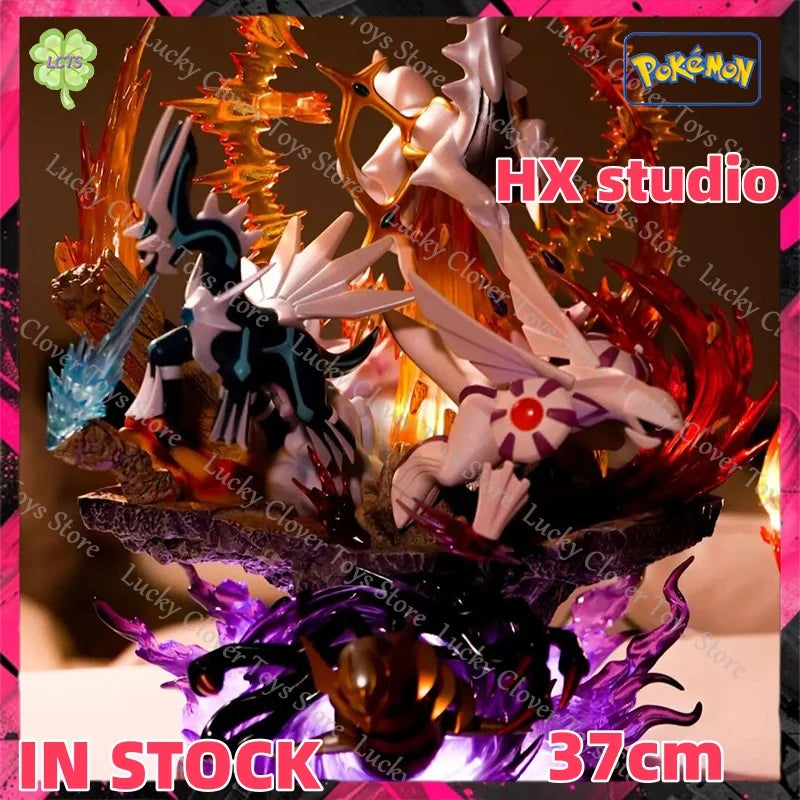 【IN STOCK】HX stuido 37cm Pokemon ﻿Ppap Four Legendary Beasts Set Figure With Light Anime Figures Collection Model Toys Gifts