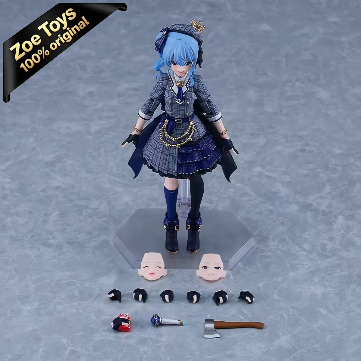 100% Authentic GSC Figma 642 Hoshimachi Suisei Hololive VTuber Action Figure Official Licensed in Stock