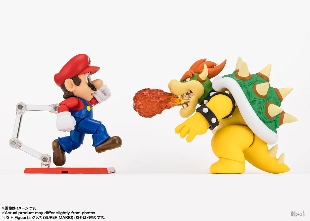 BANDAI  S.H.Figuarts Super Mario Mario Luigi Yoshi Koopa Action Figure Collectible Model Toy  Authentic  Figure Model