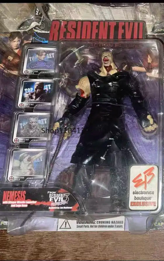 Original  Resident Evil Jill Foster Fly Skin Leather Jacket Tyrant Limited Edition Rare Collectible Figure Gift