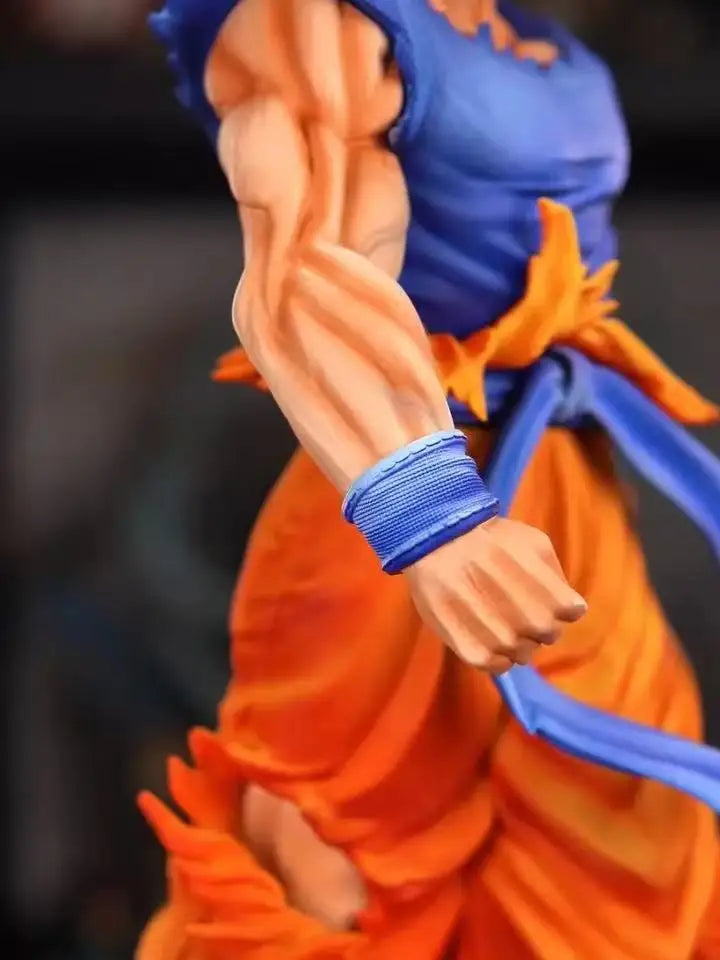 Jt Statue Dragon Ball Z Son Goku Figur Goku Blau Jt Led Base Super Saiyajin Actionfiguren Sammlung Modell Spielzeug Geschenk