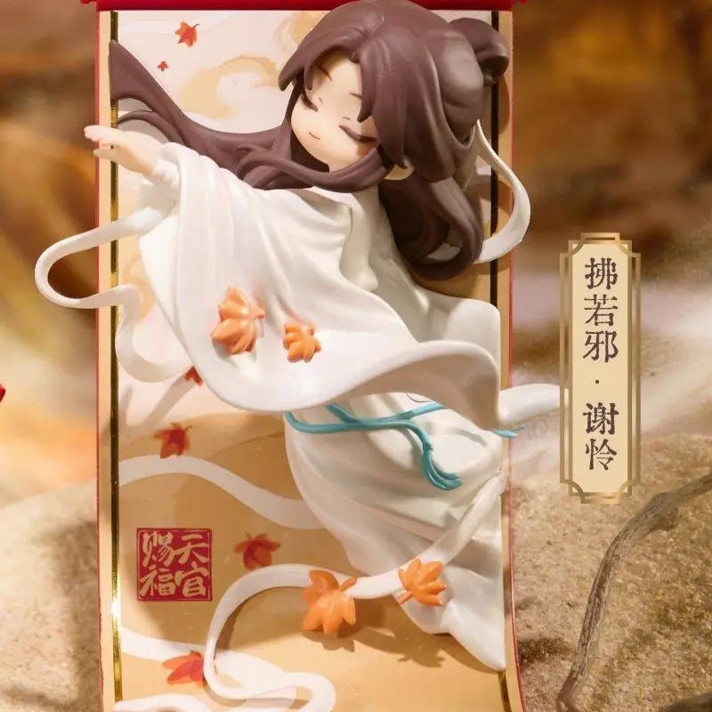 Genuine Tian Guan Ci Fu Scroll Series Blind Box TGCF Hua Cheng Xie Lian Cute Anime Peripheral Mystery Box Decora Anime  Gifts